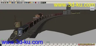 3D打印模型火车站的图片