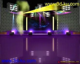 3D打印模型做了好久的舞台的图片