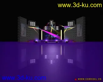 3D打印模型做了好久的舞台的图片