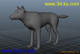 3D打印模型狼的图片