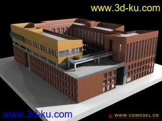 3D打印模型办公楼的图片