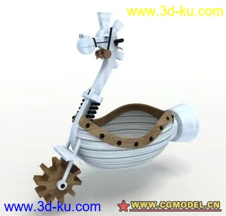 3D打印模型白木马号的图片