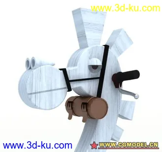 3D打印模型白木马号的图片