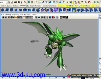 3D打印模型宠物小精灵之飞天螳螂的图片