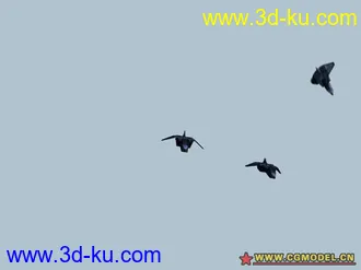 3D打印模型一段完全展示动画--约束的飞机飞翔的动作的图片