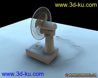 3D打印模型电风扇的图片