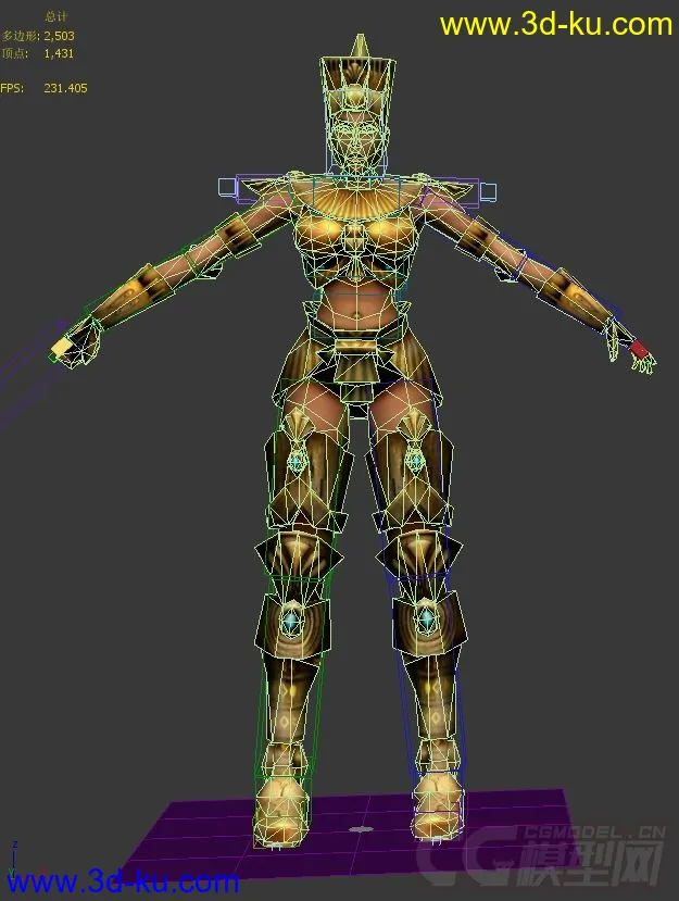 《虚幻2003》人 物模型大搜集(二) 带1024贴图及骨骼的图片7
