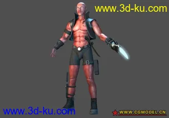 3D打印模型一个战士的图片