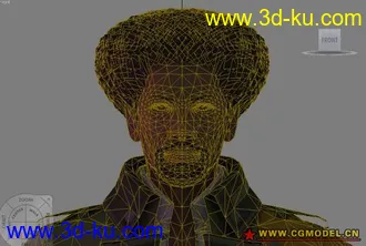 3D打印模型FF13 character - Sazh Katzroy的图片
