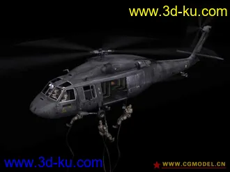 俄罗斯的几个直升机模型，有贴图。的图片