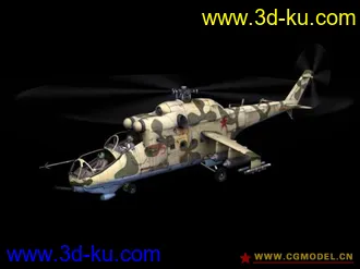 俄罗斯的几个直升机模型，有贴图。的图片