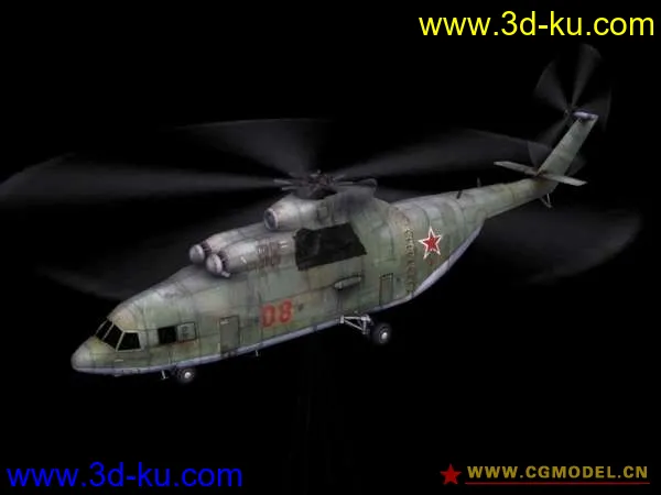 俄罗斯的几个直升机模型，有贴图。的图片10