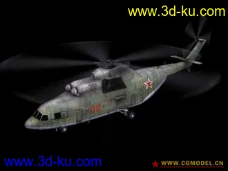 俄罗斯的几个直升机模型，有贴图。的图片