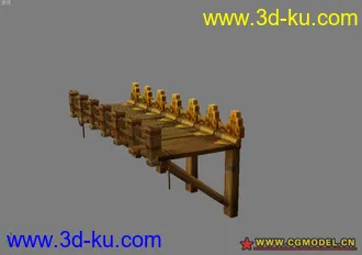 3D打印模型一个栈道的图片