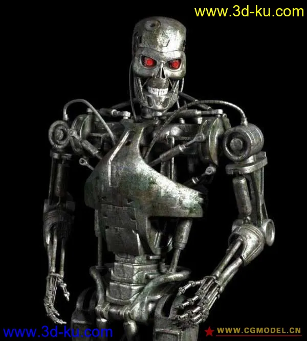 终结者2 骨架机器人模型T-800 Endoskeleton（带骨骼,控制器）的图片1