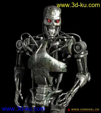 终结者2 骨架机器人模型T-800 Endoskeleton（带骨骼,控制器）的图片