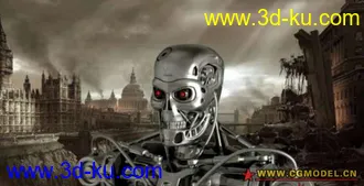 终结者2 骨架机器人模型T-800 Endoskeleton（带骨骼,控制器）的图片