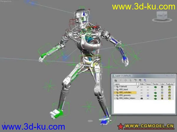 终结者2 骨架机器人模型T-800 Endoskeleton（带骨骼,控制器）的图片3