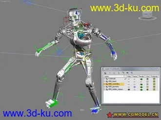 终结者2 骨架机器人模型T-800 Endoskeleton（带骨骼,控制器）的图片