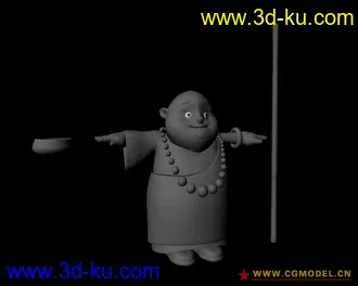 3D打印模型小和尚的图片