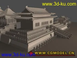 3D打印模型宫廷场景的图片