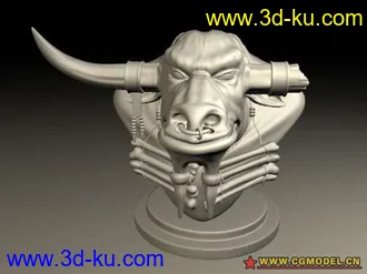 3D打印模型牛头人的图片