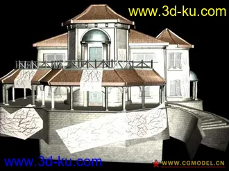 3D打印模型一座房子的图片