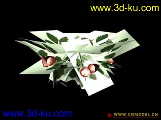 3D打印模型一株植物的图片