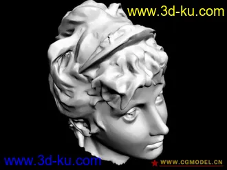 3D打印模型人物头像的图片