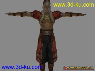 3D打印模型次时代游戏角色孙悟空的图片