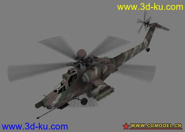 使命召唤－－－MI-28攻击直升机模型的图片1