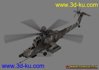 3D打印模型使命召唤－－－MI-28攻击直升机的图片