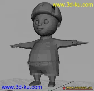3D打印模型G&J STUDIO 出品卡通人物·小雷的图片