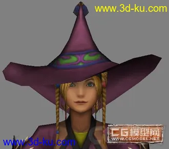 最终幻想X-2两位女角色模型的图片