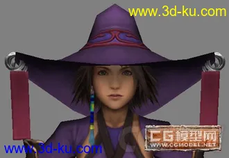 最终幻想X-2两位女角色模型的图片