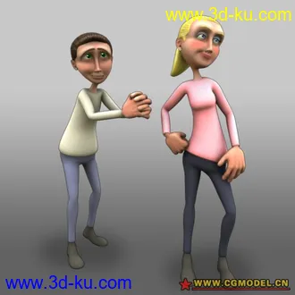 stanRig.zip 人物模型的图片