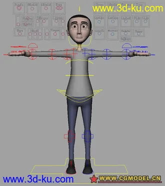 stanRig.zip 人物模型的图片