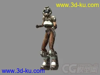 《雷神》的人物模型，一种别类美感。（max8.0）的图片