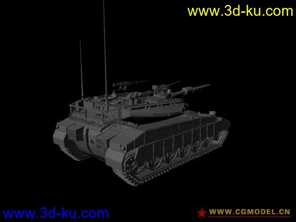 MAYA 做的装甲坦克模型的图片1