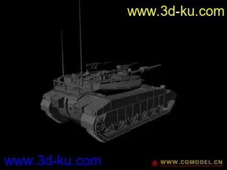 3D打印模型MAYA 做的装甲坦克的图片