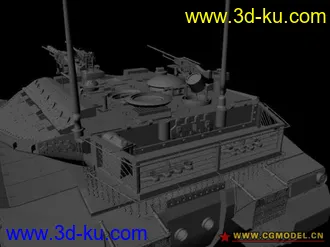 3D打印模型MAYA 做的装甲坦克的图片