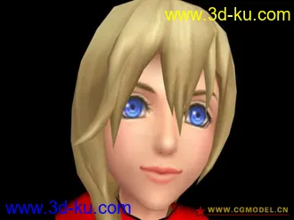 3D打印模型一个卡通MM造型的图片