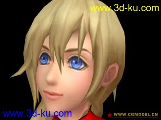 3D打印模型一个卡通MM造型的图片