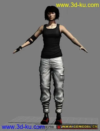 3D打印模型镜之边缘女主角 菲斯的图片