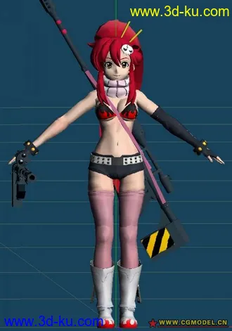 3D打印模型天元突破 优子 +装备的图片