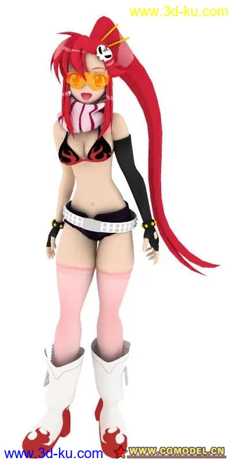 3D打印模型天元突破 优子 +装备的图片