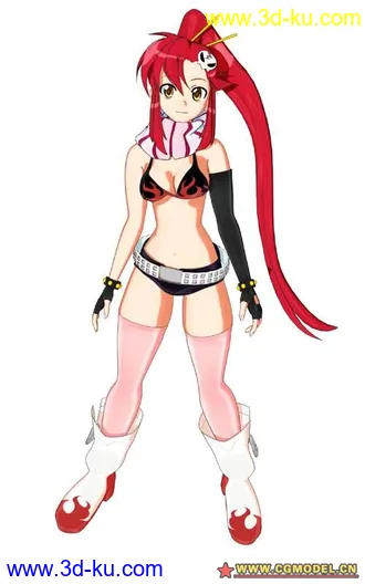 3D打印模型天元突破 优子 +装备的图片