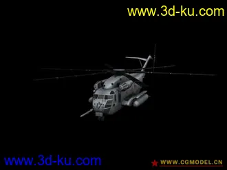 3D打印模型CH-53種馬直升機的图片