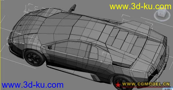 Lamborghini Murcielago兰博基尼未塌陷高模模型的图片1