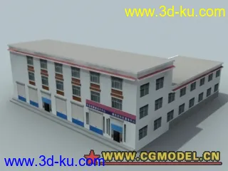 某城市电子地图建筑物模型的图片